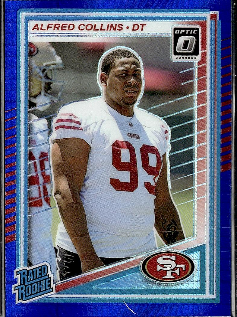 2025 Donruss Optic #237 Alfred Collins Blue Hyper