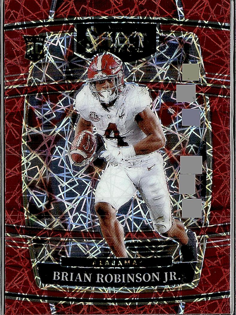 2022 Panini Select Draft Picks #84 Brian Robinson Jr. Red Prizm #/149