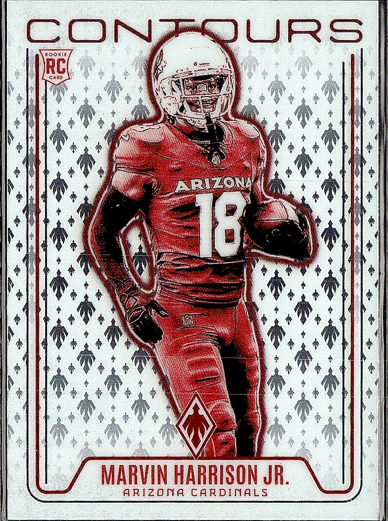 2024 Panini Phoenix #CON-MHJ Marvin Harrison Jr. Contours