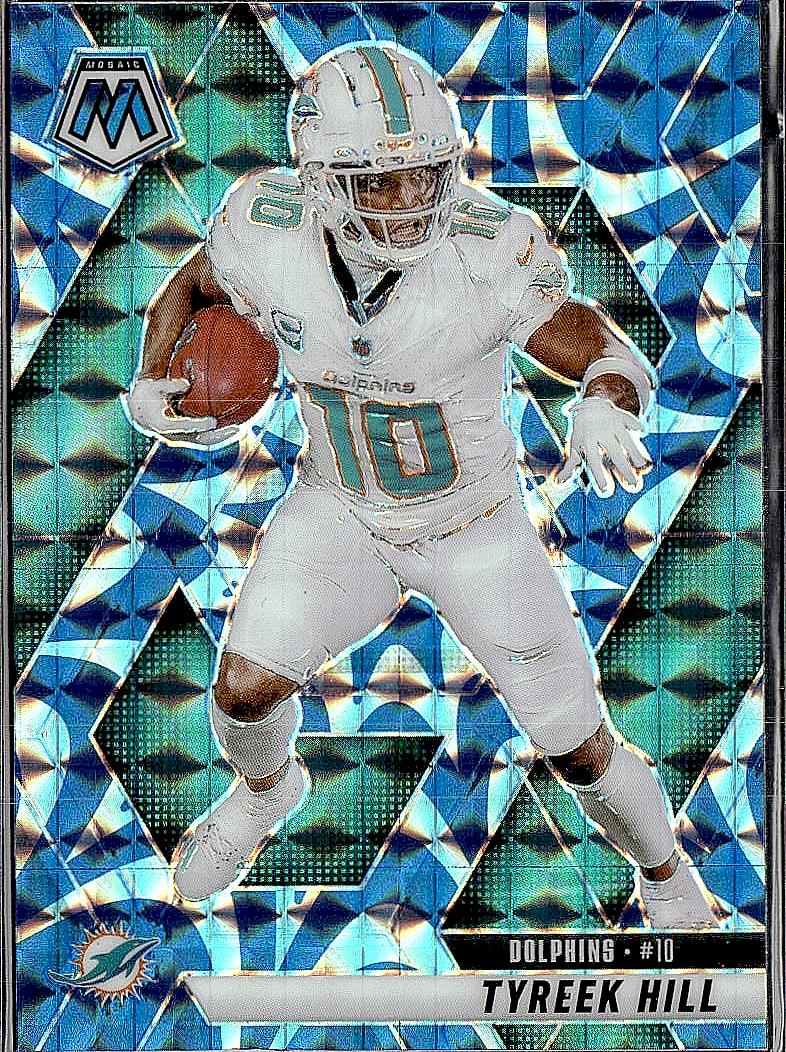 2025 Panini Mosaic #112 Tyreek Hill Silver
