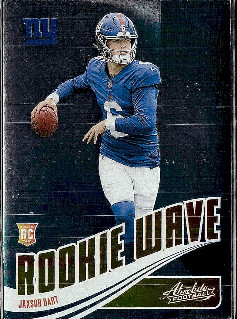 2025 Panini Absolute #RW-JDT Jaxson Dart Rookie Wave