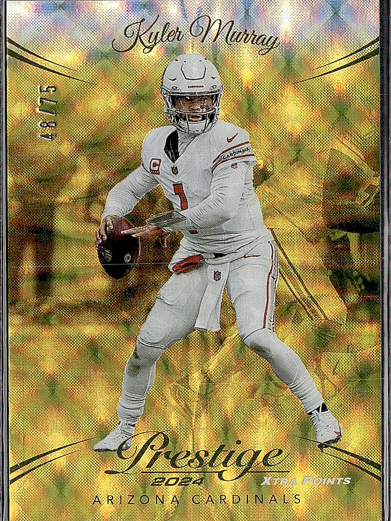 2024 Panini Prestige #1 Kyler Murray Gold Premium Xtra Points #/75