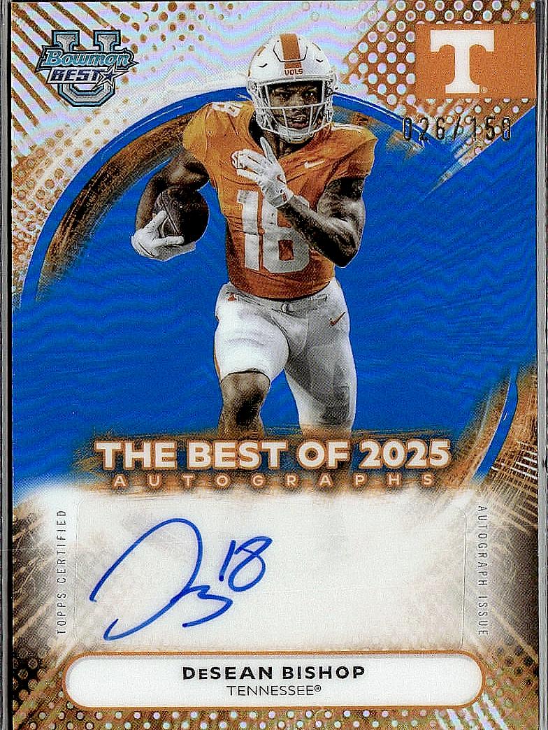 2025 Bowman U Best Desean Bishop Auto /150
