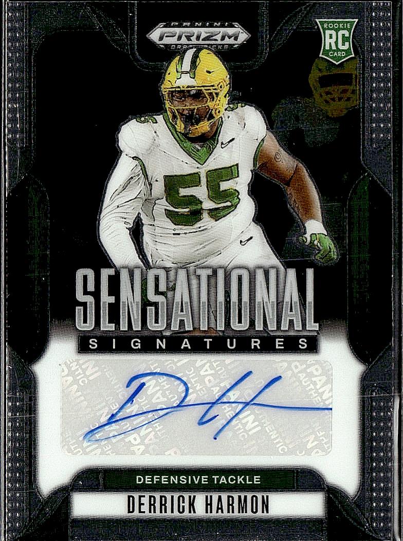 2025 Panini Prizm Draft Picks #SS-DHM Derrick Harmon Sensational Signatures