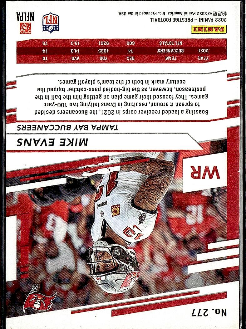 2022 Panini Prestige #277 Mike Evans