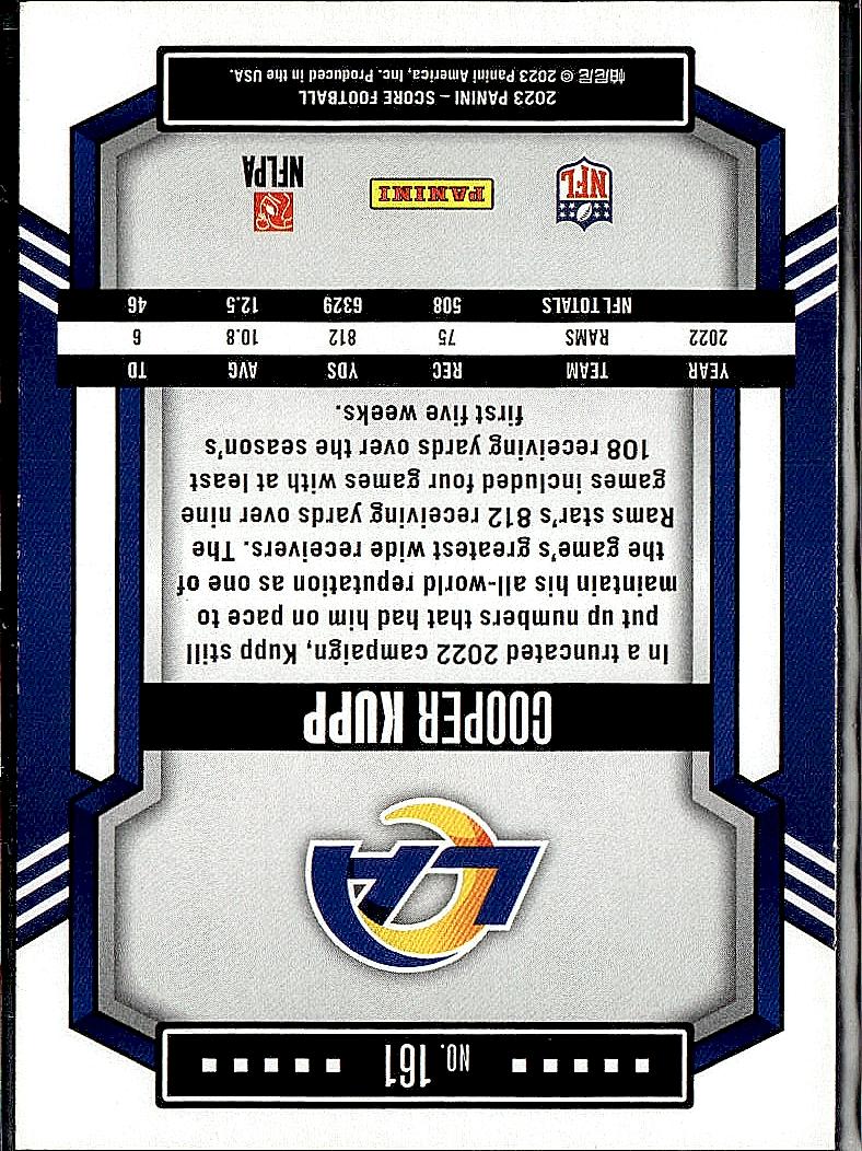 2023 Score #161 Cooper Kupp