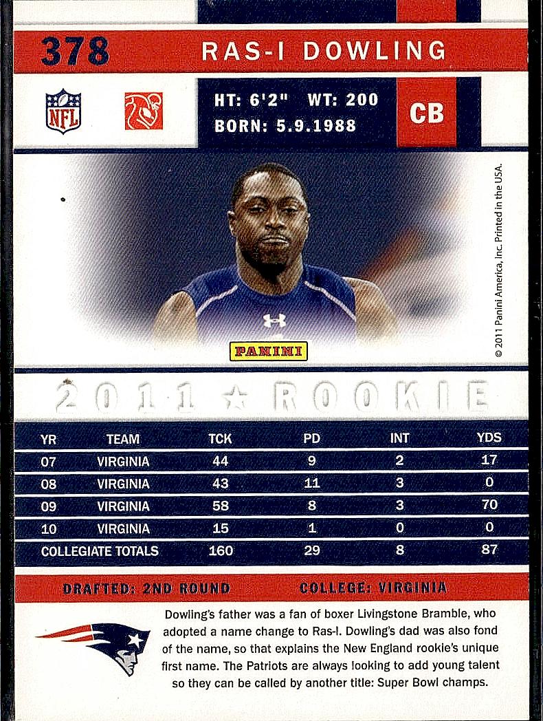 2011 Score #378 Ras-I Dowling