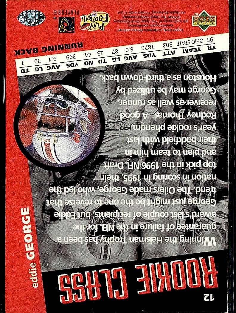 1996 Collector's Choice #12 Eddie George