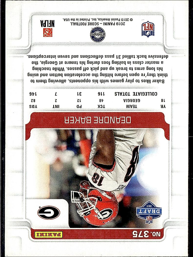 2019 Score #375 Deandre Baker