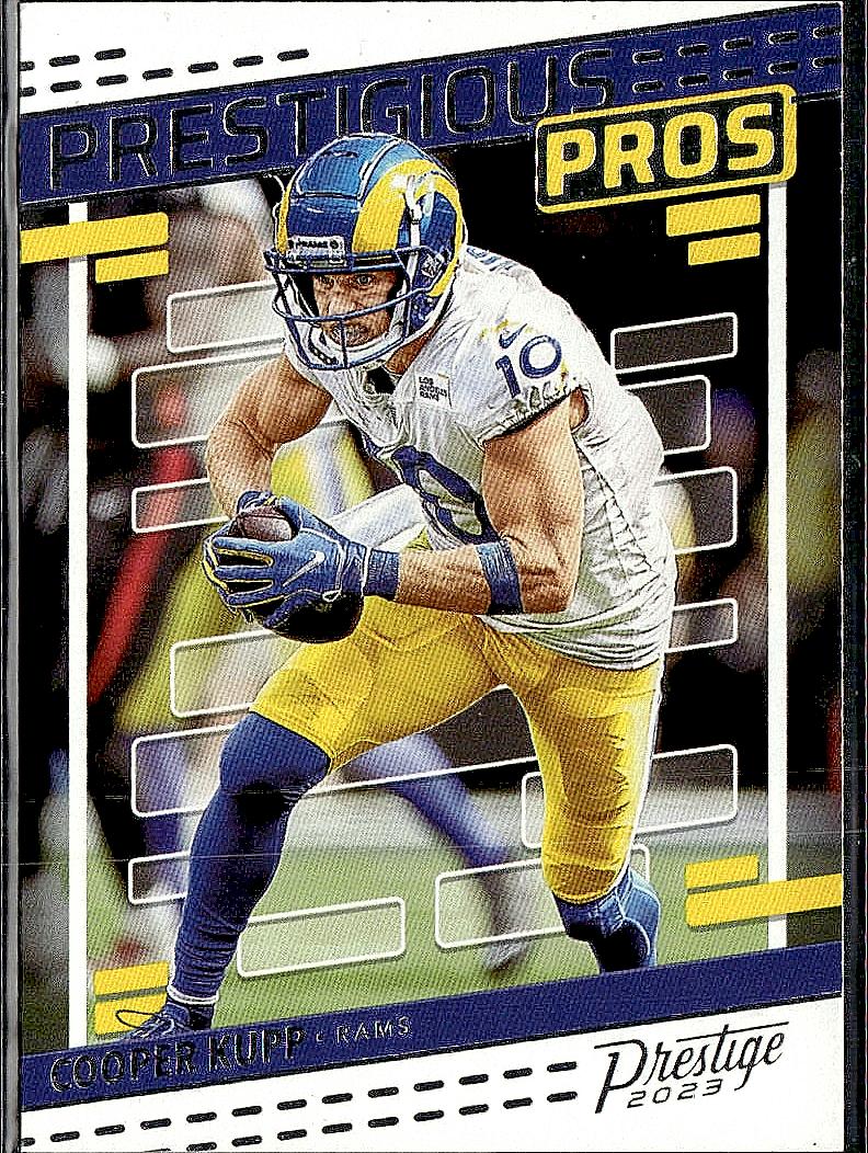 2023 Panini Prestige #PP-8 Cooper Kupp Prestigious Pros Xtra Points Red #/399