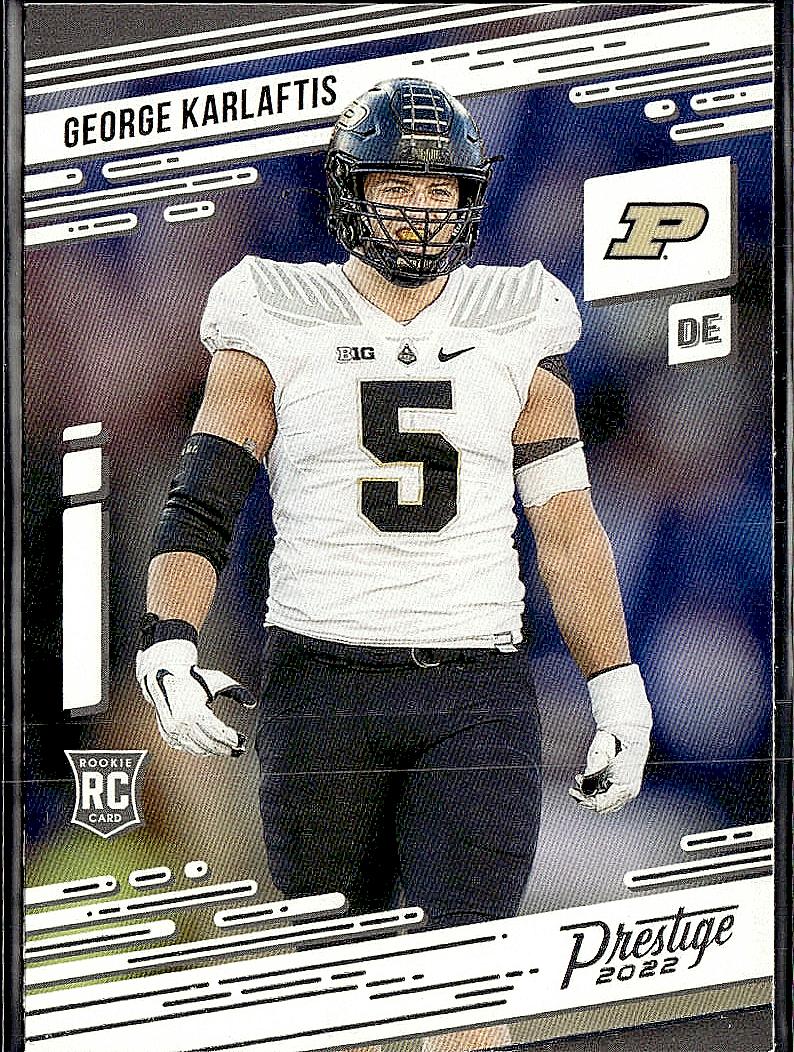 2022 Panini Chronicles Draft Picks #23 George Karlaftis Prestige