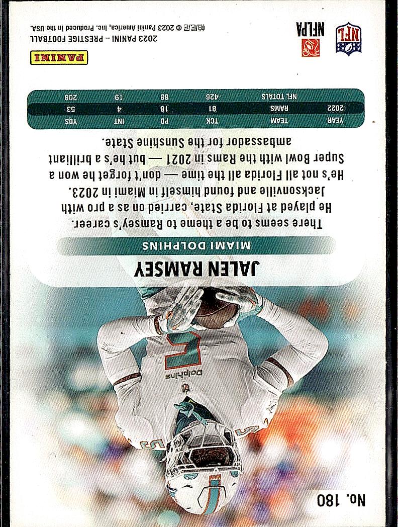2023 Panini Prestige #180 Jalen Ramsey