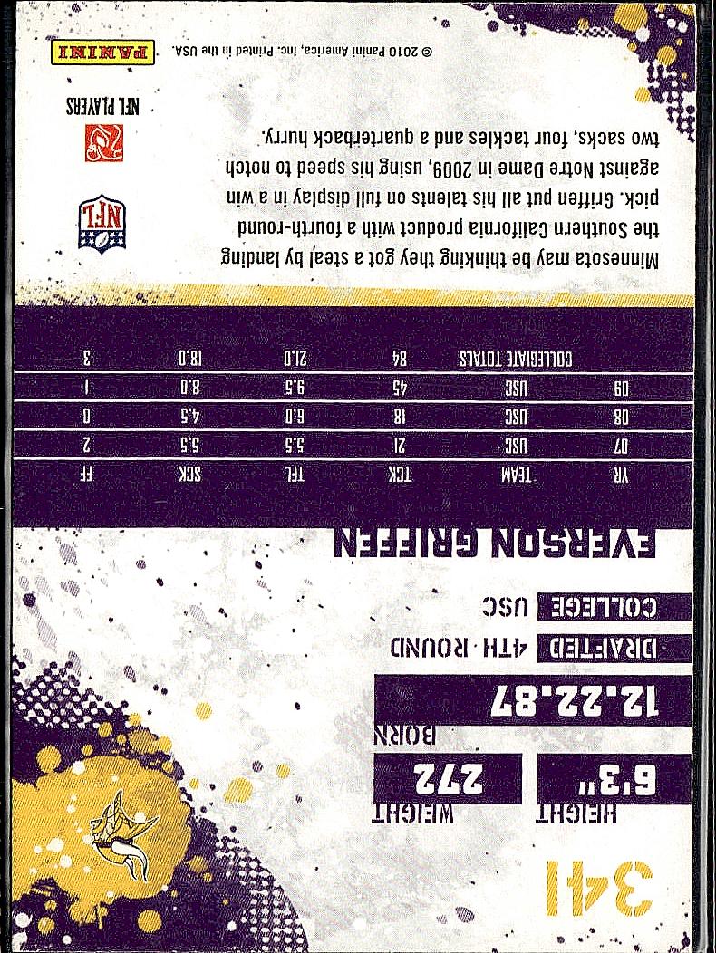 2010 Score #341 Everson Griffen