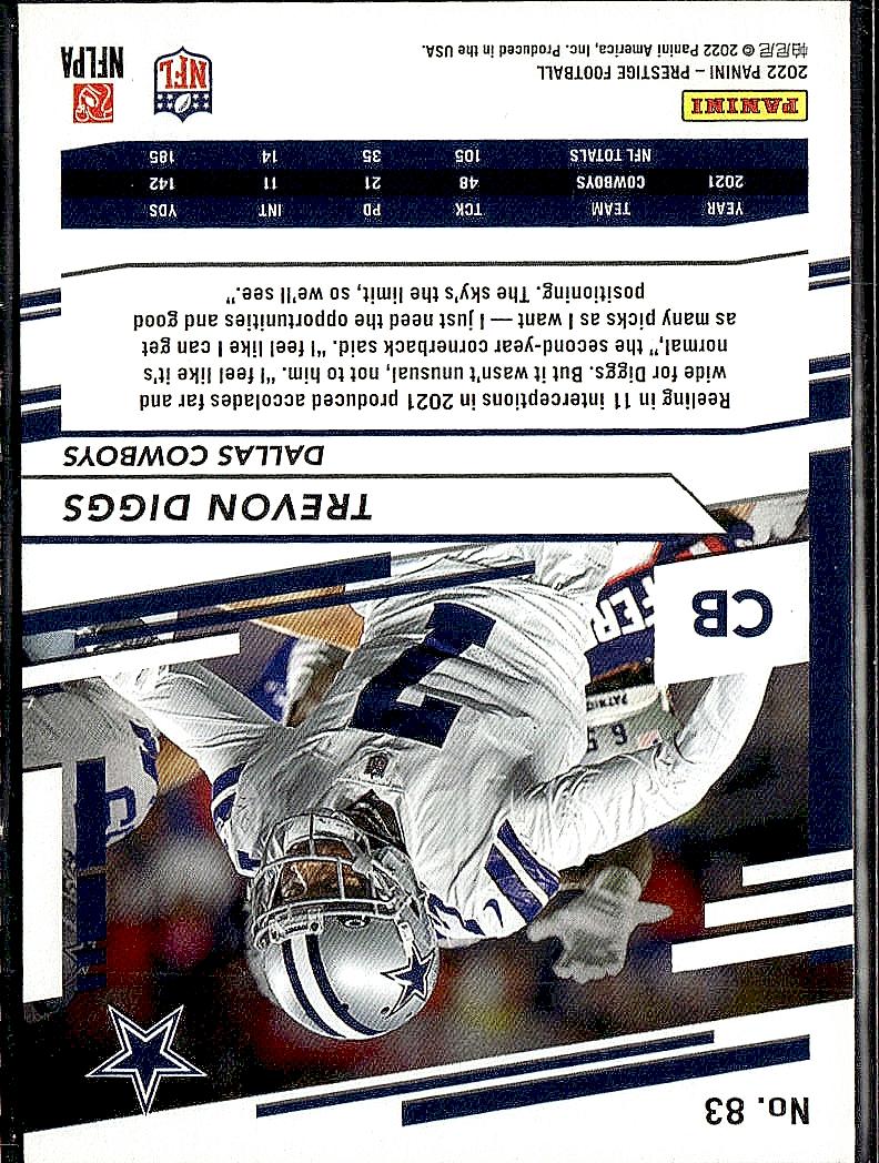 2022 Panini Prestige #83 Trevon Diggs