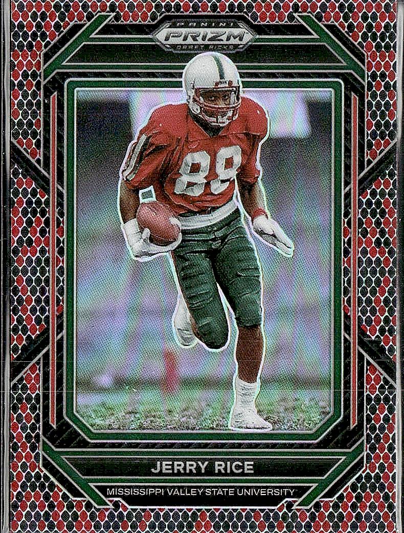 2023 Panini Prizm Draft Picks #51 Jerry Rice Prizms Snakeskin