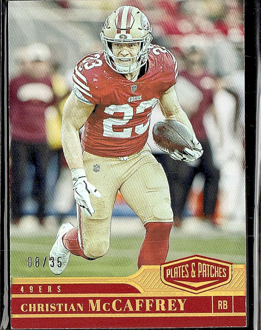 2023 Plates and Patches Christen Mccaffrey /35