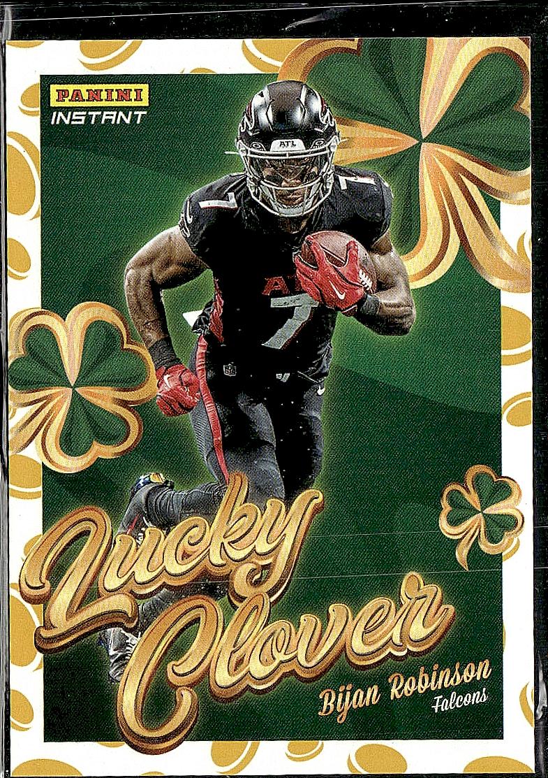2025 Panini Instant Lucky Clover #7 Bijan Robinson