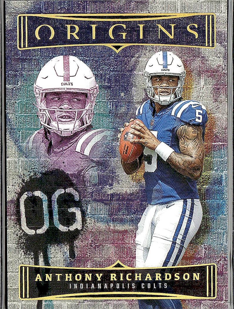 2023 Panini Origins #OG-AR Anthony Richardson Original Gridiron