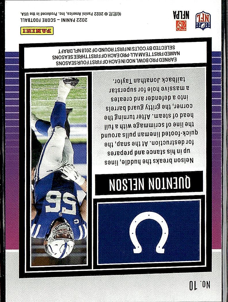 2022 Score #10 Quenton Nelson