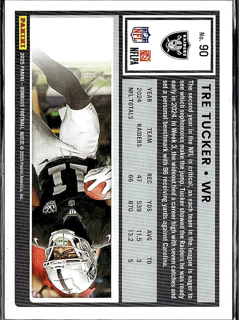 2025 Donruss #90 Tre Tucker