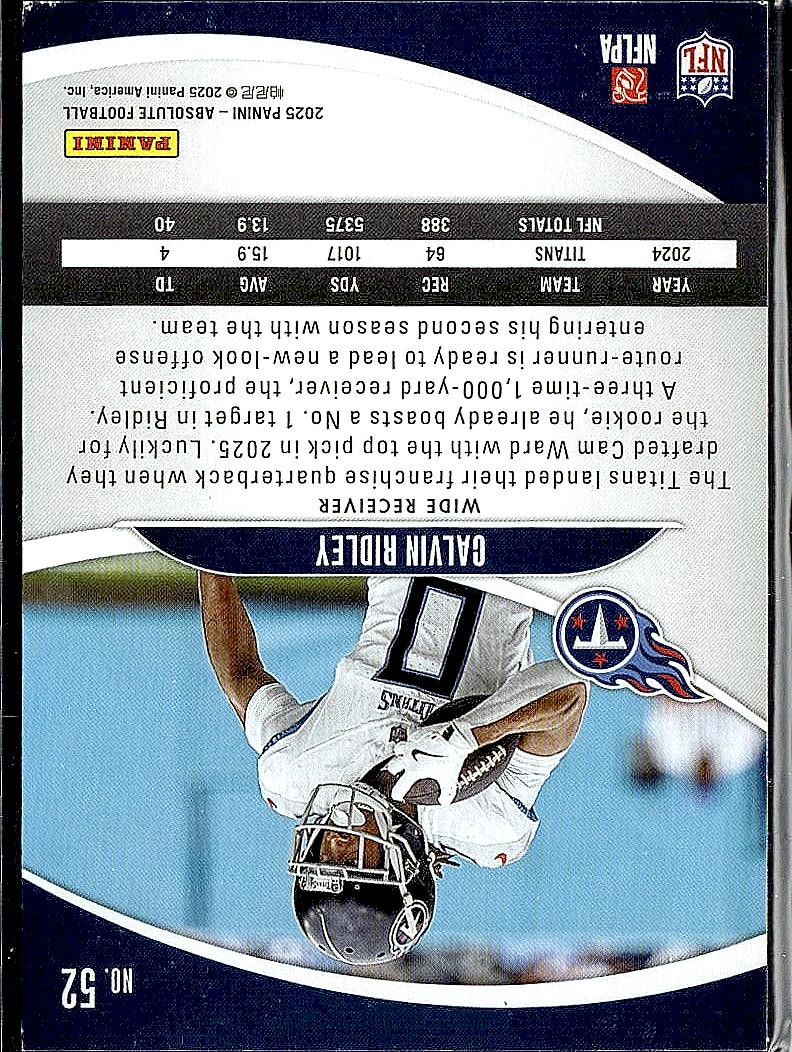 2025 Panini Absolute #52 Calvin Ridley Retail
