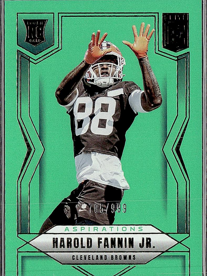 2025 Donruss Elite #137 Harold Fannin Jr. Aspirations Lime Green #/999