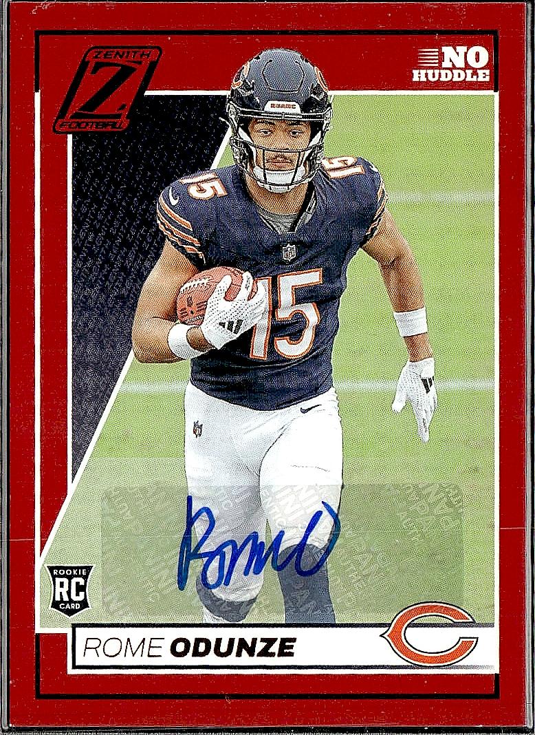 2024 Donruss Rome Odunze Red Auto