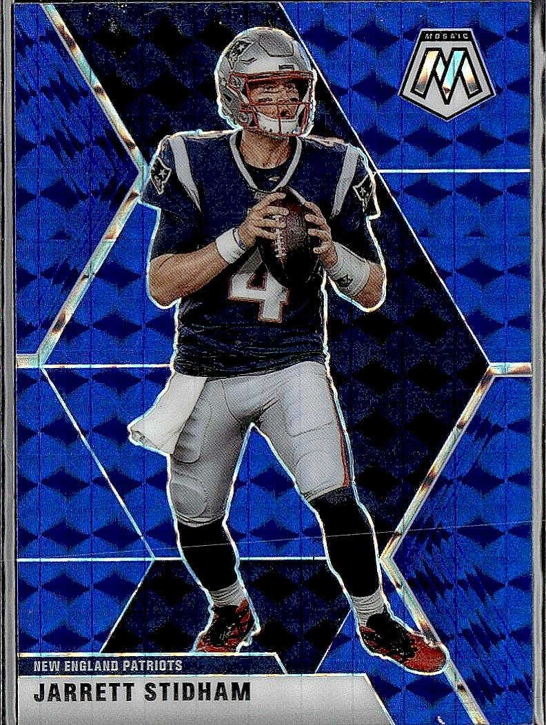 2020 Panini Mosaic #139 Jarrett Stidham Prizm Blue