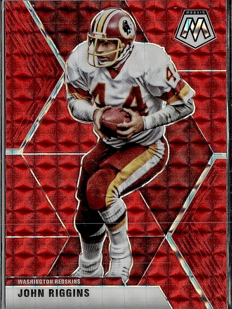 2020 Panini Mosaic #200 John Riggins Prizm Red