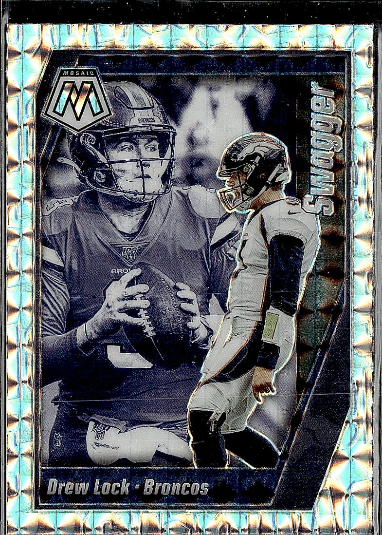 2020 Panini Mosaic #SWAG14 Drew Lock Swagger
