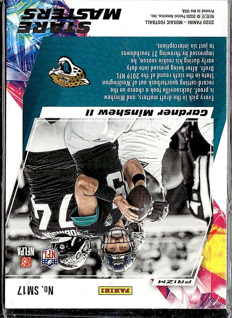 2020 Panini Mosaic #SM17 Gardner Minshew II Stare Masters Prizm