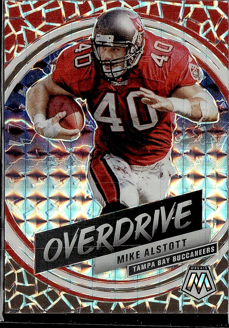 2020 Panini Mosaic #O21 Mike Alstott Overdrive
