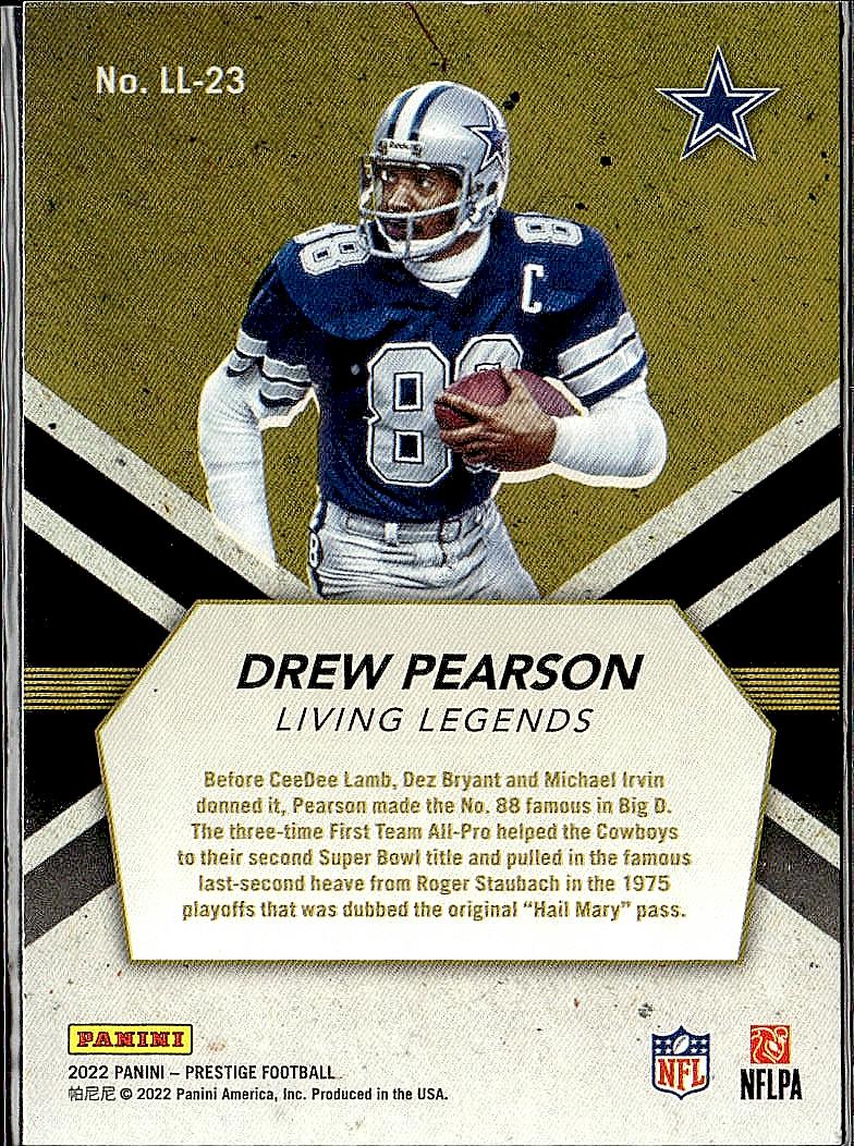 2022 Panini Prestige #LL-23 Drew Pearson Living Legends