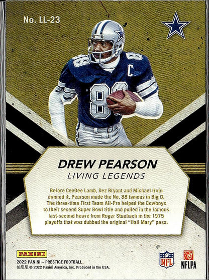 2022 Panini Prestige #LL-23 Drew Pearson Living Legends