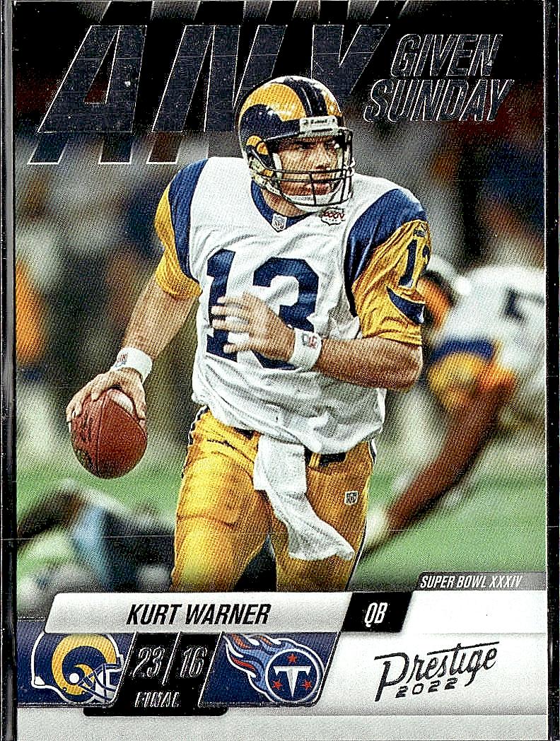 2022 Panini Prestige #7 Kurt Warner Any Given Sunday
