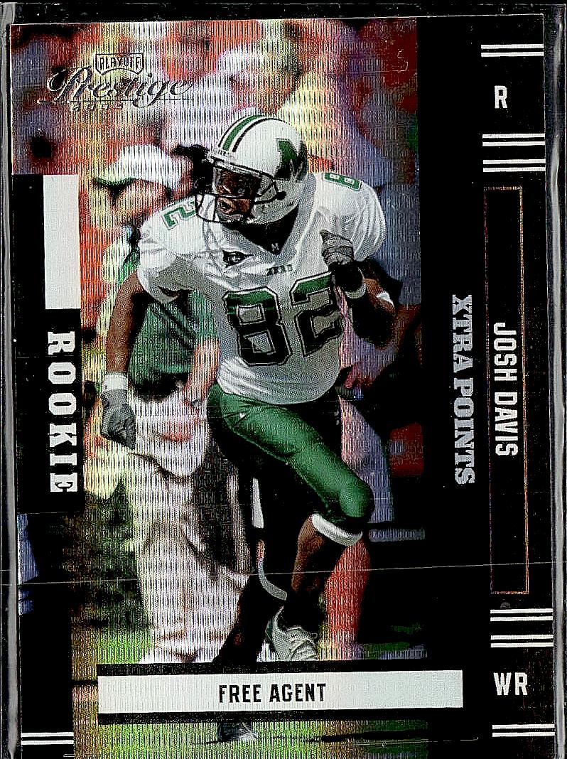 2005 Playoff Prestige #200 Josh Davis Xtra Points Black #/25