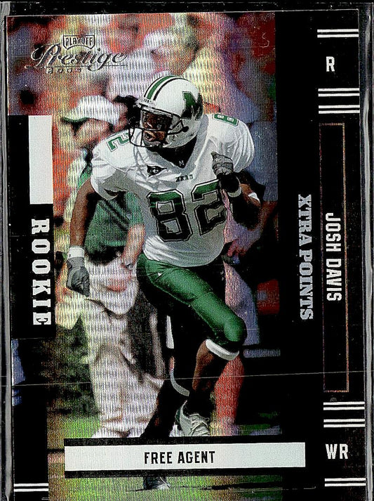 2005 Playoff Prestige #200 Josh Davis Xtra Points Black #/25