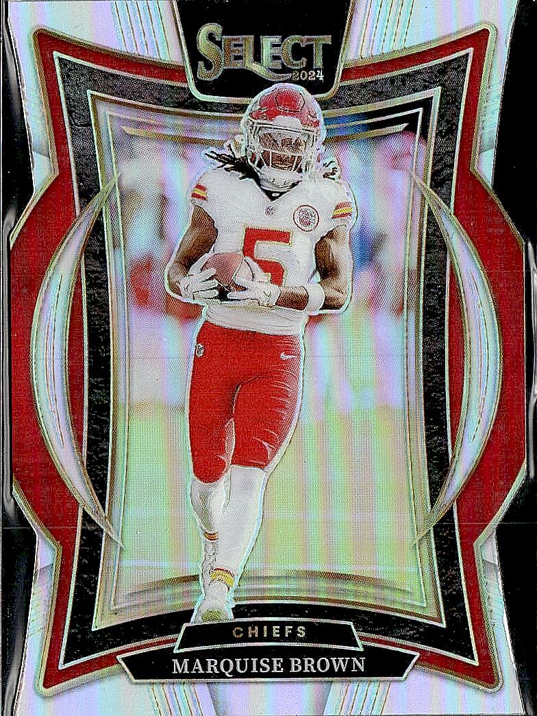 2024 Panini Select #81 Marquise Brown Silver Prizm