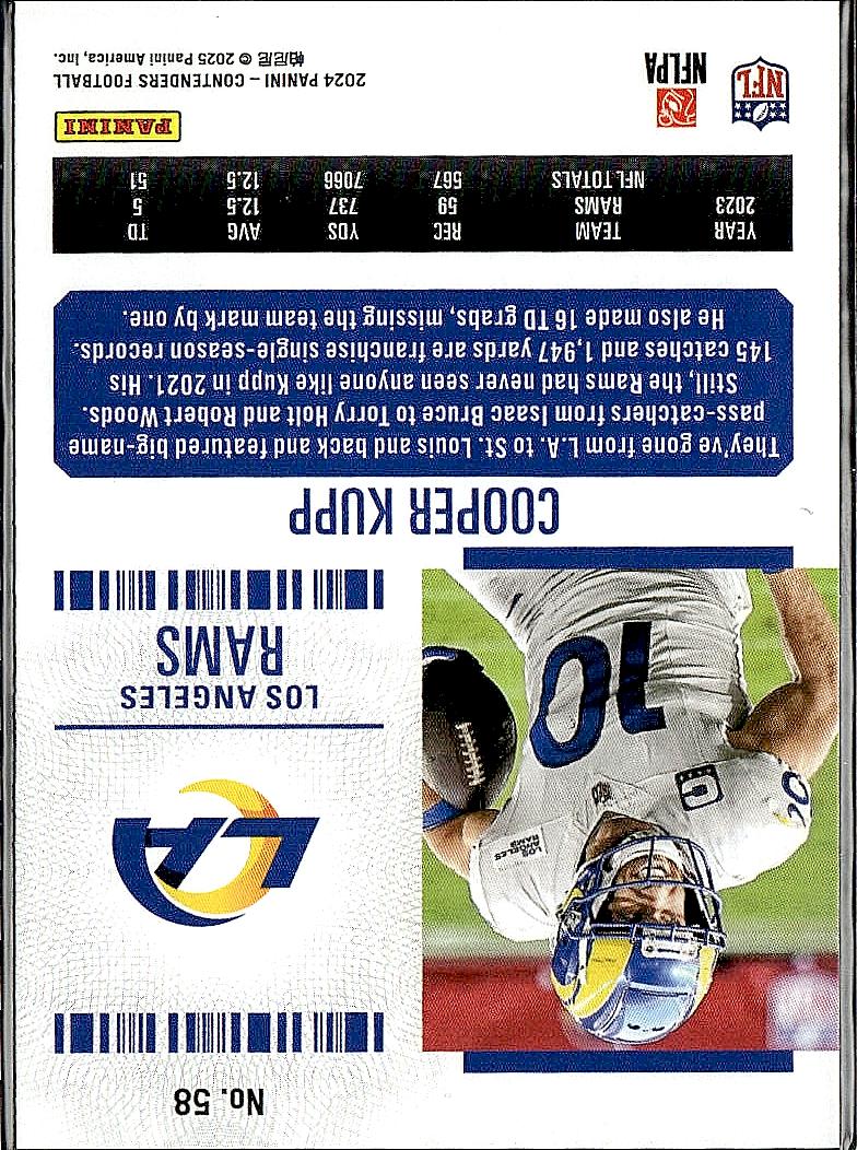 2024 Panini Contenders #58 Cooper Kupp