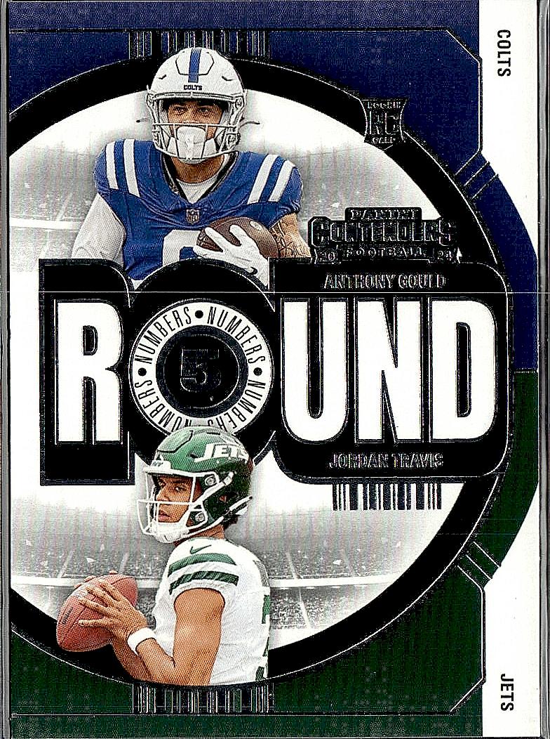 2024 Panini Contenders #19 Anthony Gould / Jordan Travis Round Numbers