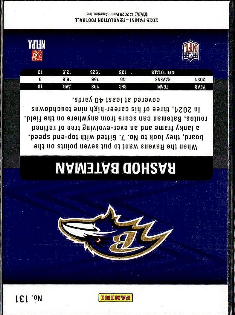 2025 Panini Revolution #131 Rashod Bateman