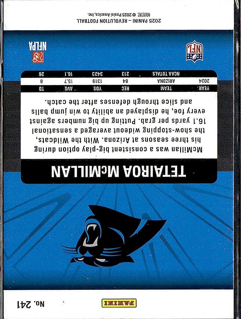 2025 Panini Revolution #241 Tetairoa McMillan