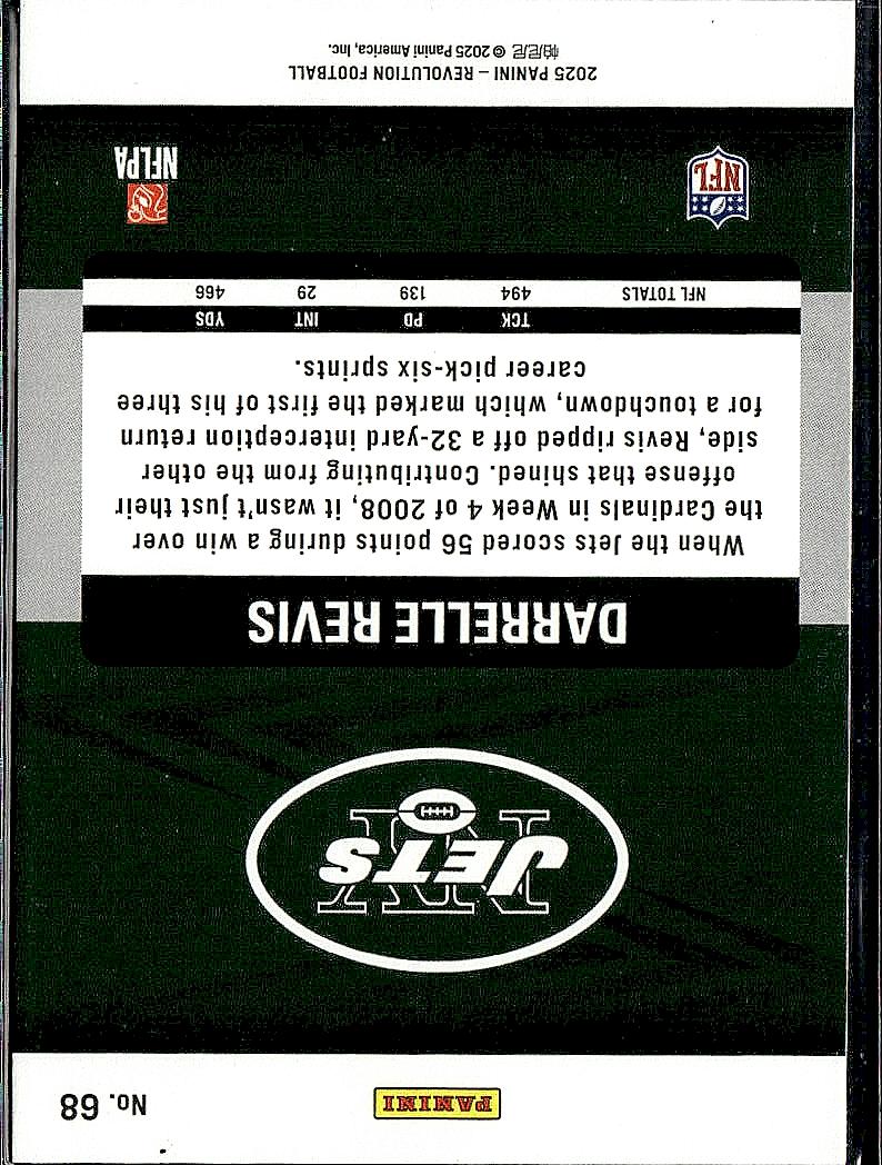 2025 Panini Revolution #68 Darrelle Revis