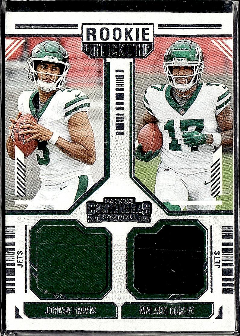 2024  Contenders Travis / i Corley Rookie Ticket Dual Swatches