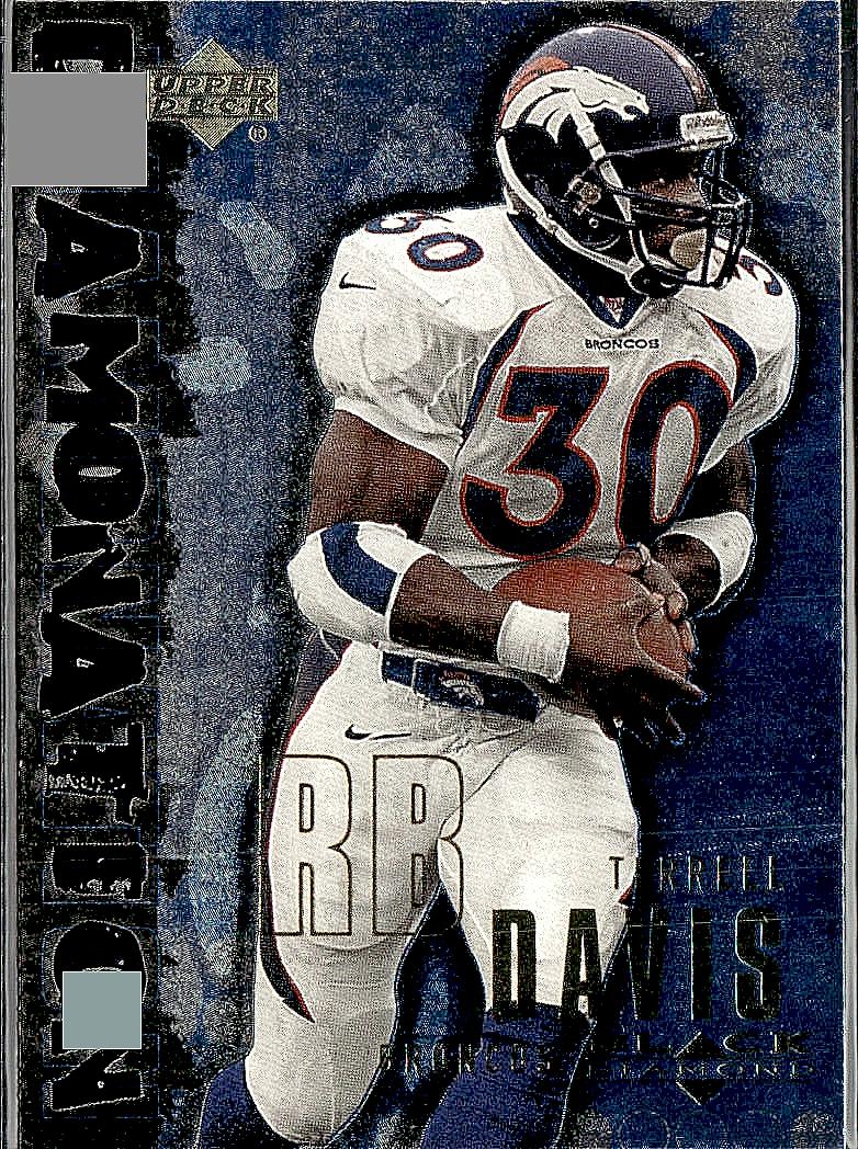 2000 Upper Deck Black Diamond #D9 Terrell Davis Diamonation
