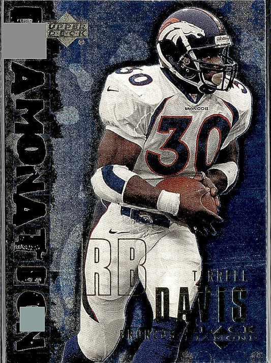 2000 Upper Deck Black Diamond #D9 Terrell Davis Diamonation