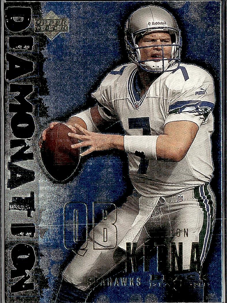 2000 Upper Deck Black Diamond #D8 Jon Kitna Diamonation