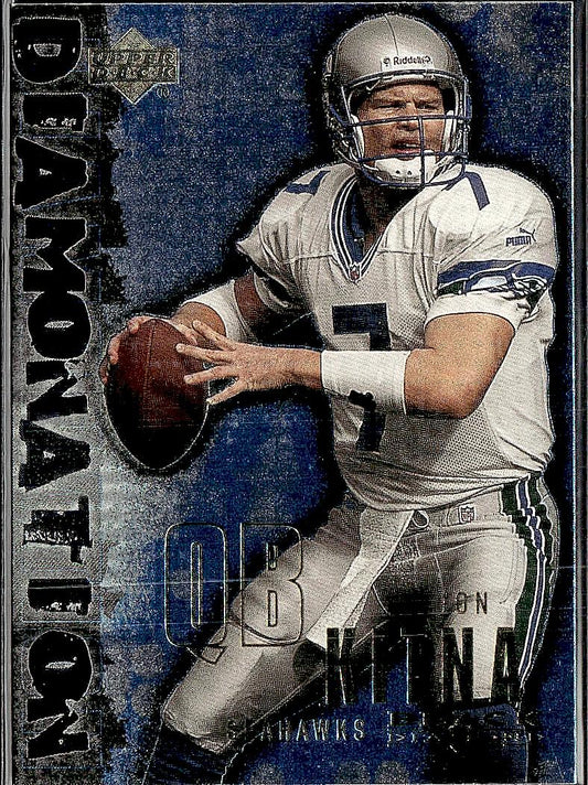 2000 Upper Deck Black Diamond #D8 Jon Kitna Diamonation