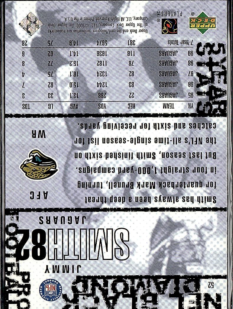2000 Upper Deck Black Diamond #52 Jimmy Smith