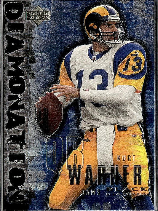 2000 Upper Deck Black Diamond #D4 Kurt Warner Diamonation